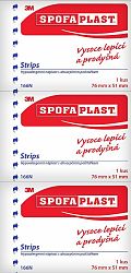 3M SPOFAPLAST 166 Náplasť strips 76 mm x 51 mm 1 x 3 ks