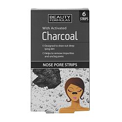 Beauty Charcoal Aktivní uhlí pásky na nos 6 kusů