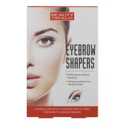 Beauty Formulas Eyebrow Shapers depilačné pásiky na obočie 4 ks