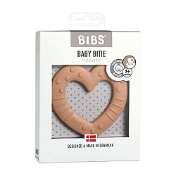 BIBS Baby Bitie hryzátko heart-peach