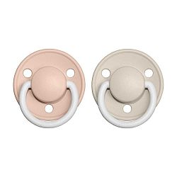 Bibs De Lux silikón nočné 2ks Blush Vanilla