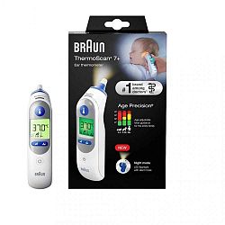 Braun Thermoscan 7+ Irt6525 Ušný Teplomer So Systémom 