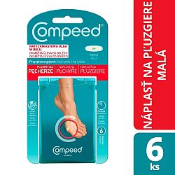 Compeed Hydrokoloidná Náplaslasť na pľuzgiere s praktickým púzdrom malá 6 ks