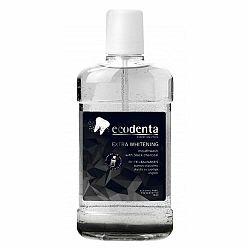 Ecodenta Extra bělicí ústní voda s černým uhlím Extra Whitening Mouthwash With Black Charcoal 500 ml