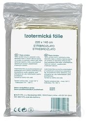 Fixaplast Izotermická folie 220 x 140 stříb./zlato