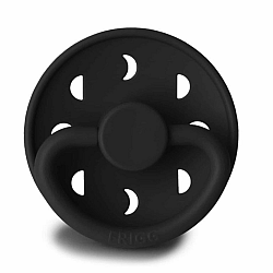 FRIGG Moon Phase silikónový cumlík Jet Black,, 0-6m, 1 ks