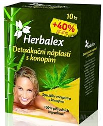 Herbalex bylinné náplasti na očistu organizmu 14 ks