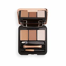 Makeup Revolution London Brow Sculpt Kit set a paletka na obočie Brown 2,2 g