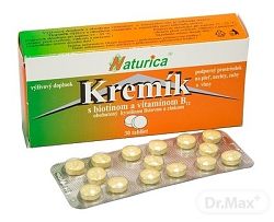 Naturica Křemík s biotinem + vitamin B 12 30 tabliet