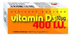 Naturvita Vitamín D3 10MCG 400I.U. 90 tabliet