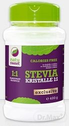 Natusweet Stevia Krystal granulát 1:1 400 g