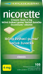 Nicorette Classic Gum 4 mg