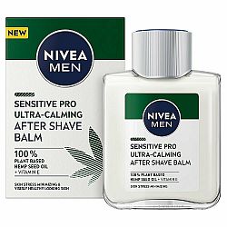 Nivea Men Sensitive Hemp balzam po holení s konopným olejom 100 ml