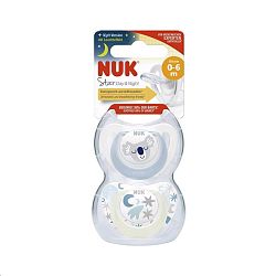 NUK CUMLIK STAR DEN & NOC 0-6M 2KS