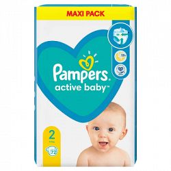 Pampers Active Baby 2 72 ks