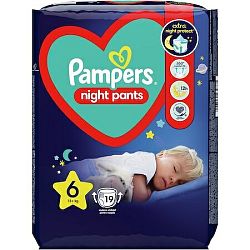 Pampers Night Pants 6 15 kg+ 19 Ks