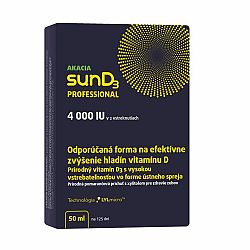 sunD3 PROFESSIONAL 4000 IU ústny sprej, pomarančová príchuť 50 ml