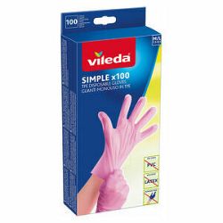 Vileda Simple rukavice 100 ks