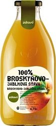 Zdravo 100% Broskyňovo-jablková šťava