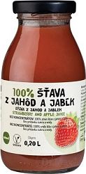 Zdravo 100% jahoda a jablko 200 ml