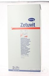 Zetuvit kompres nasiakavý sterilný 10 cm x 20 cm 25 ks