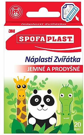 3M Spofaplast náplasti zvierátka detské 20 ks