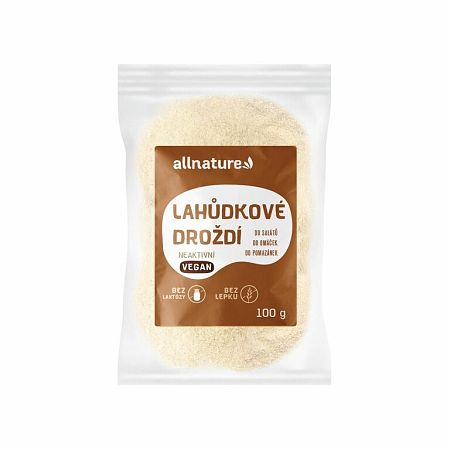 Allnature Lahůdkové droždí neaktivní 100 g