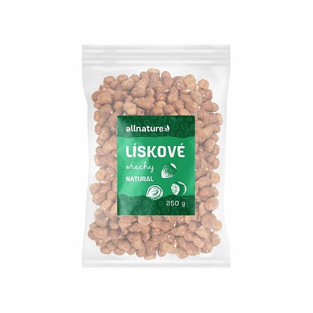 Allnature Lískové ořechy 250 g