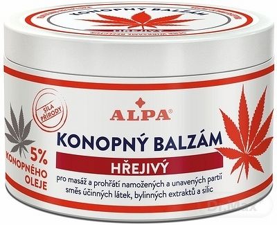 Alpa konopný balzám hřejivý 250 ml