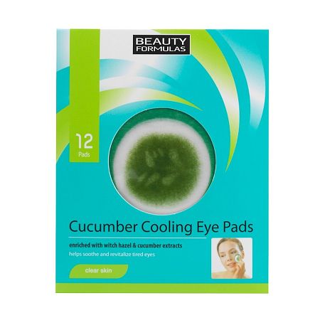 Beauty Cucumber Cooling Eye Pads Chladiace vankúšiky pod oči 12 ks