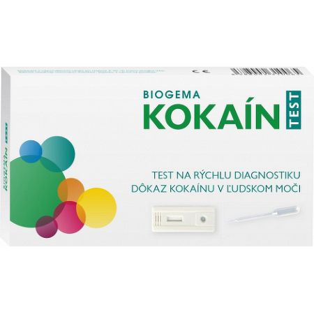 Biogema Kokaín test na stanovenie drogy v moči 1 ks