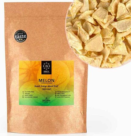 Brix Mrazom sušený melón Cantaloupe 95g