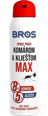 Bros Max spray proti komárom a kliešťom 90 ml