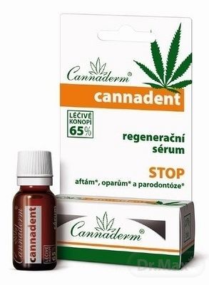 Cannaderm CANNADENT regeneračné sérum na afty a opary 5 ml