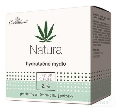 Cannaderm NATURA hydratačné mydlo