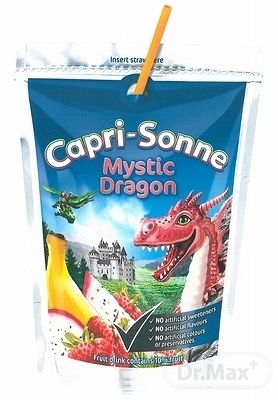 Capri Sonne Mystic Dragon pasterizovaný ovocný nápoj 200ml