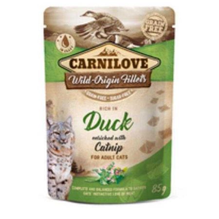 Carnilove Kapsička Cat Pouch Duck With Catnip 85g