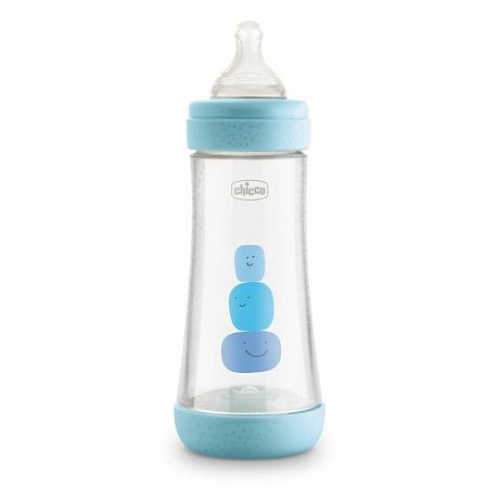 Chicco láhev Perfect 5 silikon modrá 300 ml