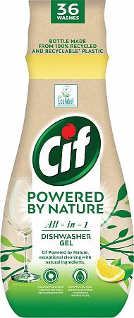 Cif gél do umývačky Powered by Nature 36 ks