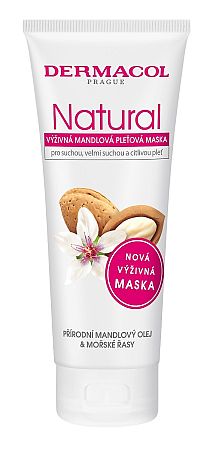 Dermacol Natural výživná mandlová pleťová maska 100 ml