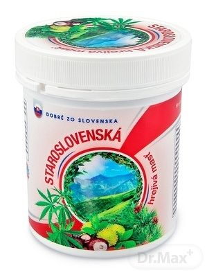 Dobré z SK staroslovenská hrejivá masť masážny prípravok 250 ml