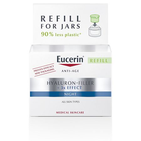 Eucerin Hyaluron Filler + 3 x Effect noční krém 50 ml