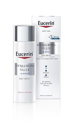 Eucerin Hyaluron-Filler denný protivráskový krém pre normálnu až zmiešanú pleť (Day Fluid) 50 ml