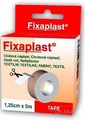 FIXAPLAST 1,25 CM X 5 M CIEVKA 1 KS