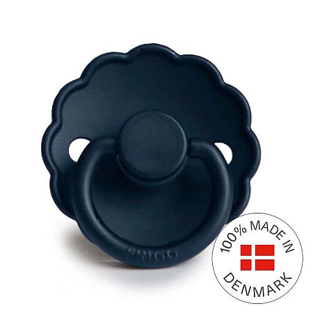 FRIGG Daisy silikónový cumlík Dark Navy 0-6m 1 ks