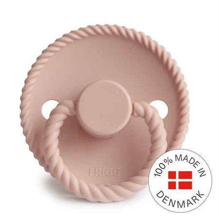 FRIGG Rope silikónový cumlík Blush, 0-6m, 1 ks