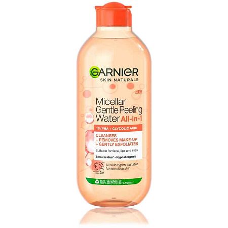 Garnier Skin Naturals Micelárna voda s peelingovým efektom all-in-one 400 ml