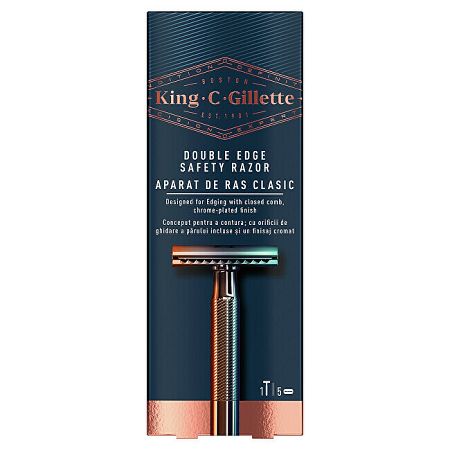 Gillette King Double Edge + 5 ks hlavic