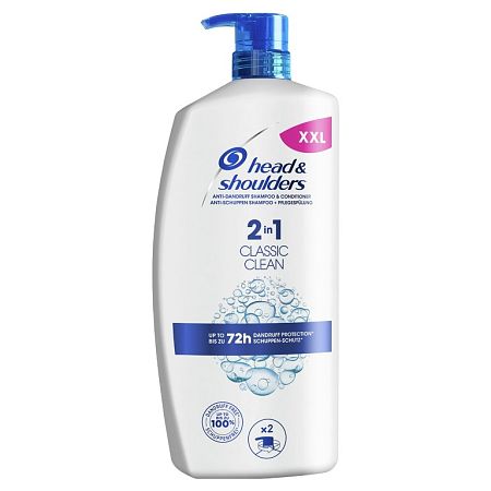 Head & Shoulders Classic Clean šampón proti lupinám 2 v 1 900 ml