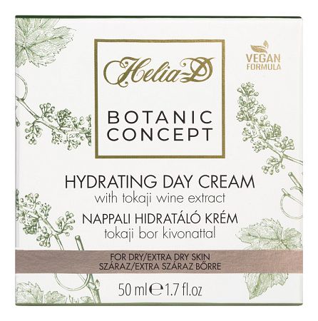 Helia-D Botanic Concept Denný hydratačný krém s tokajským vínnym extraktom 50 ml